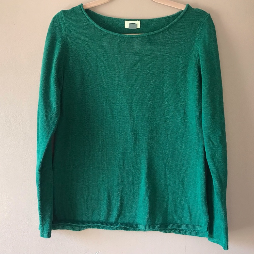 Teal sweater